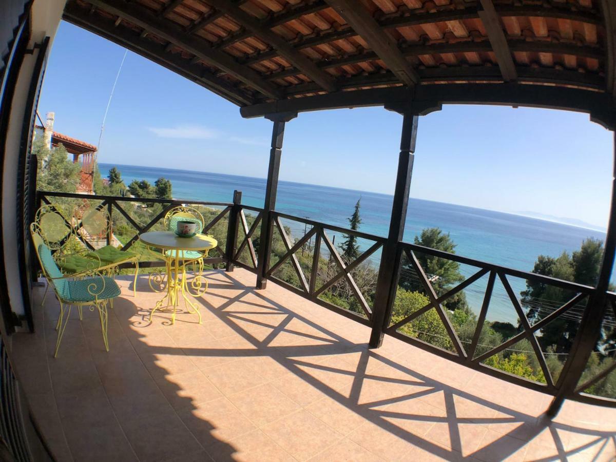 Unique Sea View House Villa Kalandra Exteriör bild